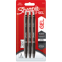 SHARPIE Intrekbaar Gelpen Zwart 0,7 mm Medium Rollerball 3 Stuks