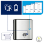 Tork Matic Image Design H1 Handdoekroldispenser Kunststof Afsluitbaar Automatisch Zilver (460001)