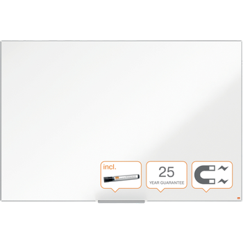 NOBO Impression Pro whiteboard 1915399 wandmontage magnetisch email 180 x 120 cm smal frame (1915399)