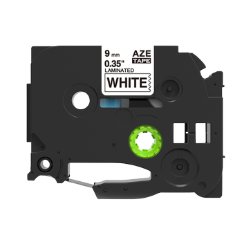 Rillstab Compatibel Brother TZe-221 Labeltape Zelfklevend Zwart op Wit 9 mm x 8m (TZe-221)