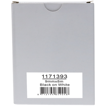 Rillstab Compatibel Brother TZe-221 Labeltape Zelfklevend Zwart op Wit 9 mm x 8m (TZe-221)