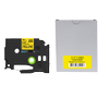 Rillstab Compatibel Brother TZe-631 Labeltape Zelfklevend Zwart op Geel 12 mm x 8m (TZe-631)
