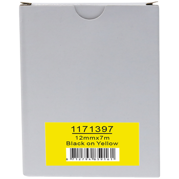 Rillstab Compatibel Dymo D1 S0720830 / 45803 Labeltape Zelfklevend Zwart op Wit 19 mm x 7m (S0720830)