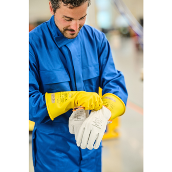 Ansell ActivArmr Electrical Werkhandschoenen Latex, Rubber Maat 10 Geel 1 Paar (RIG014Y100)