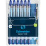 SCHNEIDER Slider 96085000 Niet-intrekbaar Balpen Blauw 0,7 mm Extra breed Balpen 7 Stuks