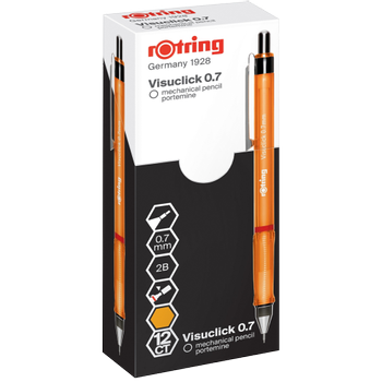 Rotring Vulpotlood - HB, H, 2H, B, 2B Grijs 2089092 (2089092)