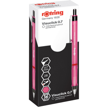 Rotring Vulpotlood - HB, H, 2H, B, 2B Grijs 2089094 (2089094)