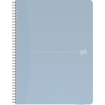 OXFORD My Rec’Up Collegeblok A5 Geruit Dubbeldraads Mat gevernist karton Blauw Niet geperforeerd 180 Pagina's 90 Vellen (400166085)