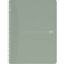 OXFORD My Rec’Up Notitieboek A4 Geruit Dubbeldraads Mat gevernist karton Groen Niet geperforeerd 180 Pagina's 90 Vellen