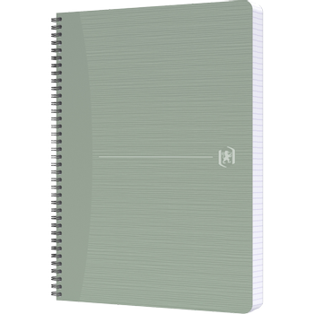 OXFORD My Rec’Up Notitieboek A4 Geruit Dubbeldraads Mat gevernist karton Groen Niet geperforeerd 180 Pagina's 90 Vellen (400166098)