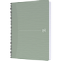 OXFORD My Rec’Up Notitieboek A4 Geruit Dubbeldraads Mat gevernist karton Groen Niet geperforeerd 180 Pagina's 90 Vellen (400166098)
