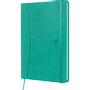 OXFORD Signature Notitieboek A5 Gelinieerd Gebonden Kunstleer Turkoois Niet geperforeerd 160 Pagina's (400154947)