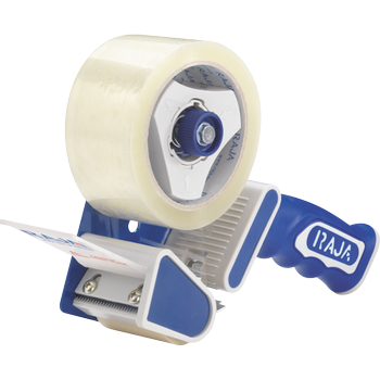 RAJA Verpakkingstape-afroller 50 (B) mm Blauw (ADV291)
