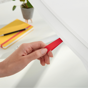 LEITZ Ergo Cosy Zit-sta-werkstation Ergonomisch In hoogte verstelbaar 6532 Schuiflade ABS, staal 800 x 72-380 x 420 mm Grijs (65320085)