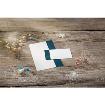 SIGEL Kerstpapier 21 cm Wit 100 Stuks (DP413)