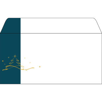 SIGEL Kerstenveloppen 11,1 x 11 cm Wit 50 Stuks (DU254)