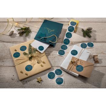 SIGEL Stickers Petrolblauw 4,7 x 4,7 cm (CS124)