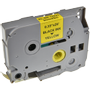 UNBRANDED P-touch Etiketteertape Compatibel Brother TZe-621 5BRT621-WT Zelfklevend Zwart op Geel 88 mm x 8 m