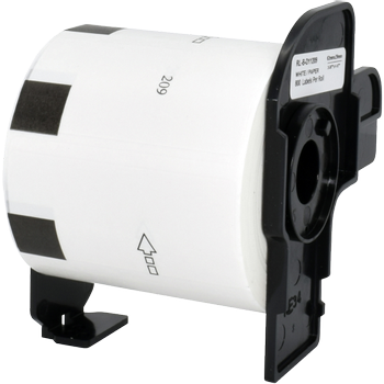 UNBRANDED QL Etiketrol Compatibel Brother DK-11209 5BR11209 Zelfklevend Zwart op Wit 90 x 91 mm 800 Etiketten (5BR11209)