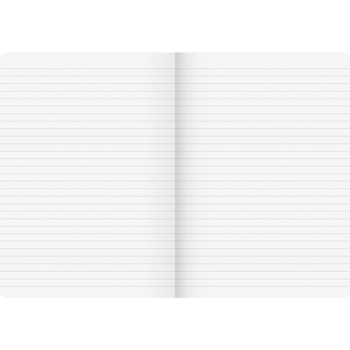 Brunnen Schrijfblok A4 Gelinieerd Softcover Soepele kaft Zwart Niet geperforeerd 192 Pagina's 96 Vellen (104347190)