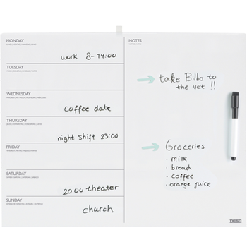 Desq 4218 Weekplanner Wit 50 x 40 cm (4218)