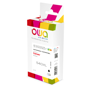 Owa PG-540XL Compatibele Inktcartridge K20611OW Zwart (K20611OW)