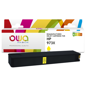 Owa 973X Compatibel HP Inktcartridge K20712OW Geel (K20712OW)