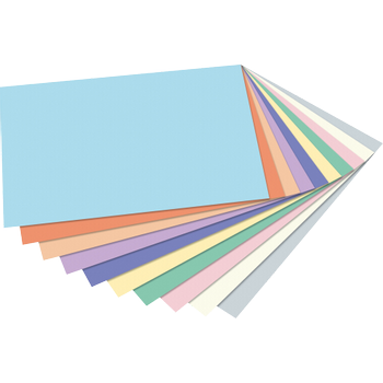 FOLIA Pastel A4 Knutselpapier Kleurenassortiment Recycled 130 g/m² 100 Vellen (6495)