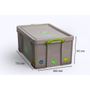 Really Useful Box Kunststof Opbergbox 64 l Grijs 44 x 71 x 31 cm (64RDGCB)