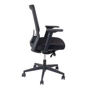 CEHA Bureaustoel CASA CH-202B-110 Stof Zwart (CHCASAZW)