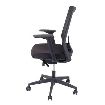 CEHA Bureaustoel CASA CH-202B-110 Stof Zwart (CHCASAZW)