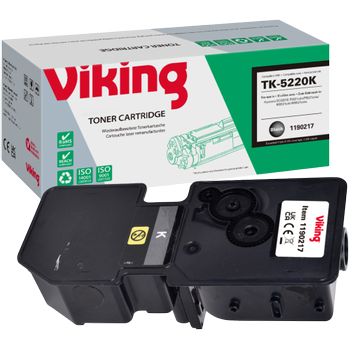 VIKING TK-5220K compatibele Kyocera tonercartridge zwart (1190217)