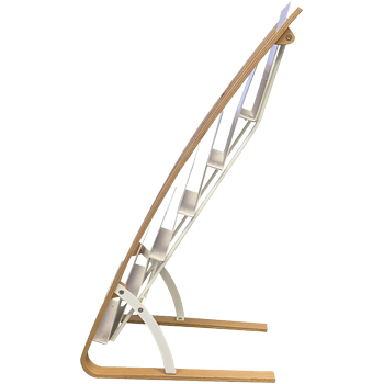 Alba A4 Vloerstandaard Bruin, wit DDEXPO6W BC 1.060 (B) x 562 (D) x 168 (H) mm (DDEXPO6W BC)