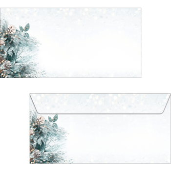 SIGEL Eucalyptus Magic Enveloppen 222,511,1 cm Groen, wit 50 Stuks (DU424)