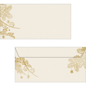 SIGEL Golden Christmas Enveloppen 222,511,1 cm Goud 50 Stuks (DU422)