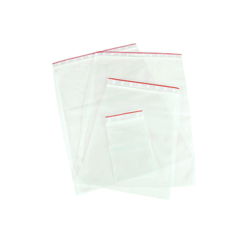 UNBRANDED Ritssluiting PP (Polypropeen) Gripzakken Transparant 12 x 18 cm 100 Stuks (090-2345-319.)