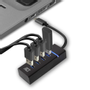 ACT USB-C Hub AC6415 4 x USB-A poorten Zwart (AC6415)