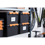 SMARTSTORE Pro 15 Kunststof Magazijnbak 14 l Zwart, oranje 30 x 40 x 19 cm (3191269)