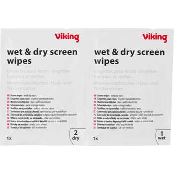 VIKING schermdoekjes nat/droog 20 stuks (1196736)