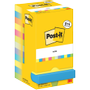 POST-IT zelfklevende memoblaadjes vierkant 76 x 76 mm blanco assortiment 654-MX-P8/ +4 12 stuks à 100 vellen (8+4 gratis) (7100290184)