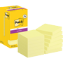 POST-IT Super Sticky Notes vierkant 76 x 76 mm blanco geel 654-SSCY-P8/+4 90 12 stuks à 90 vellen (8+4) gratis