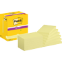 POST-IT Super Sticky Notes 655-12SSCY 76 x 127 mm 90 Vellen per blok Geel Rechthoekig Effen Pak van 12