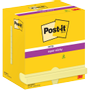 POST-IT Super Sticky Notes 655-12SSCY 76 x 127 mm 90 Vellen per blok Geel Rechthoekig Effen Pak van 12 (7100290175)