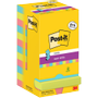 POST-IT Super Sticky Z-Notes vierkant 76 x 76 mm blanco assortiment R330-SSCOS-P8/ +4 90 12 stuks à 90 vellen (8+4 gratis) (7100290176)