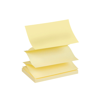 POST-IT Super Sticky Z-notes R350-12SSCY 76 x 127 mm 90 Vellen per blok Geel Pak van 12 (7100290171)