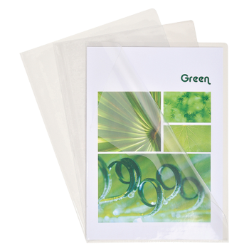 EXACOMPTA L-map A4 Transparant PVC (Polyvinylchloride) 130 micron 100 Stuks (661230E)