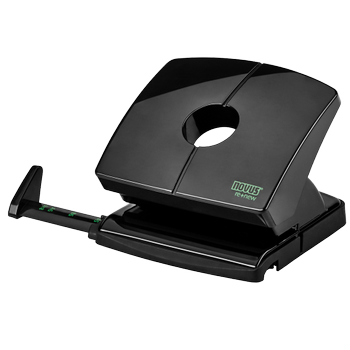 NOVUS NOVUS RE+NEW 2 Gaten Perforator Kunststof,  Metaal 20 Vellen 025-0650 Zwart (025-0650)