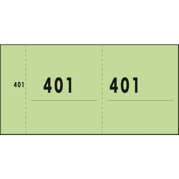 SIGEL Nummerblok Niet geperforeerd Pak van 10 (76153)