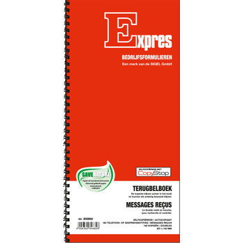 SIGEL Terugbelboek 29,7 x 14 cm Niet geperforeerd (30260)