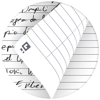 OXFORD Schrijfblok A4 Geruit Dubbele draad aan zijkant Harde achterzijde Bruin 180 pagina's (400141847)